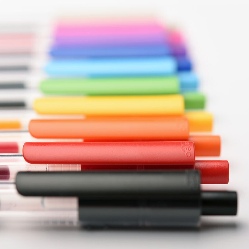 瑞士制造 CHALK巧可透明中性笔水笔彩色签字笔创意文具办公 透明浅蓝色